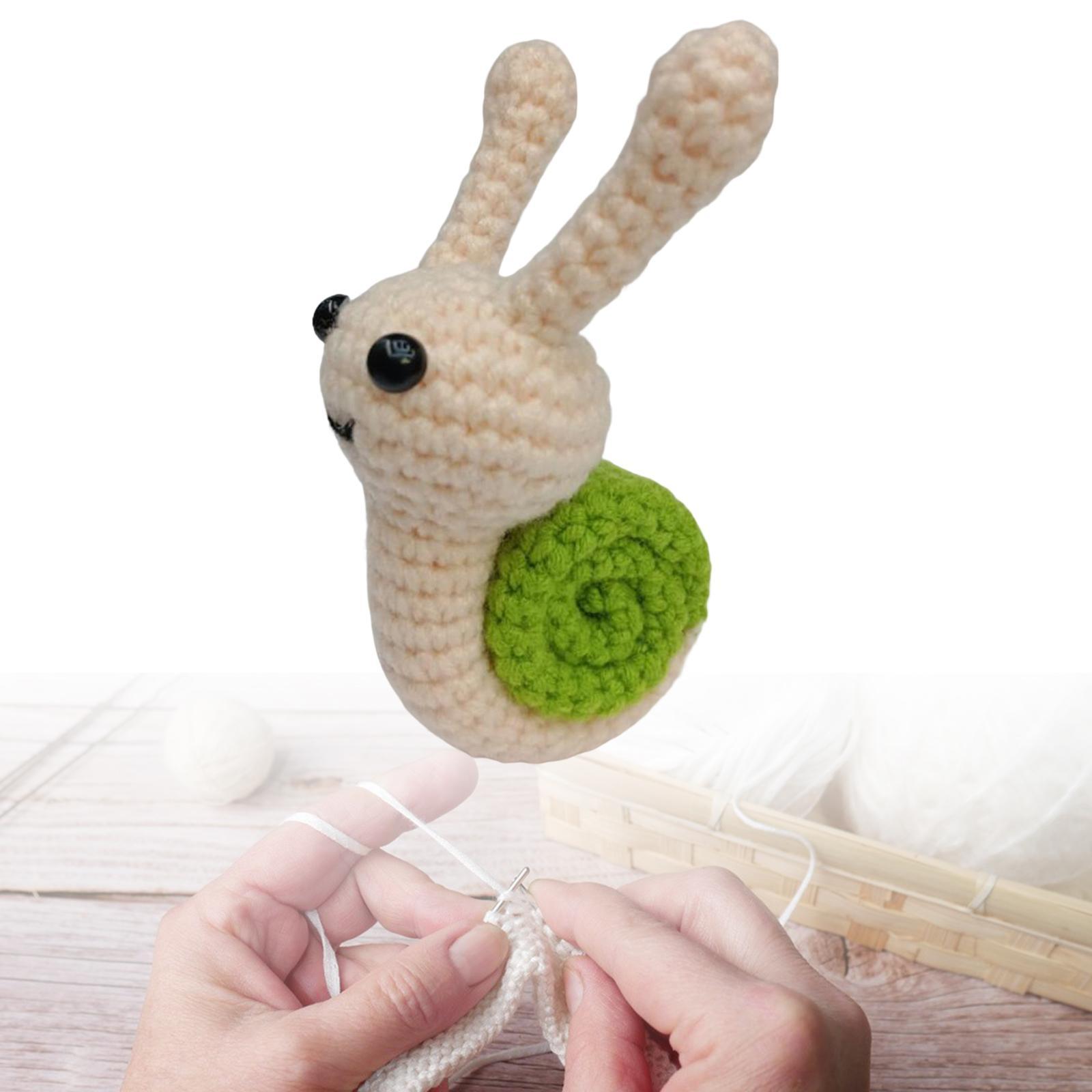 Beginner Crochet Kit Starter Pack Make Your Own Doll Includes Yarn, Hook for Adults and Kids