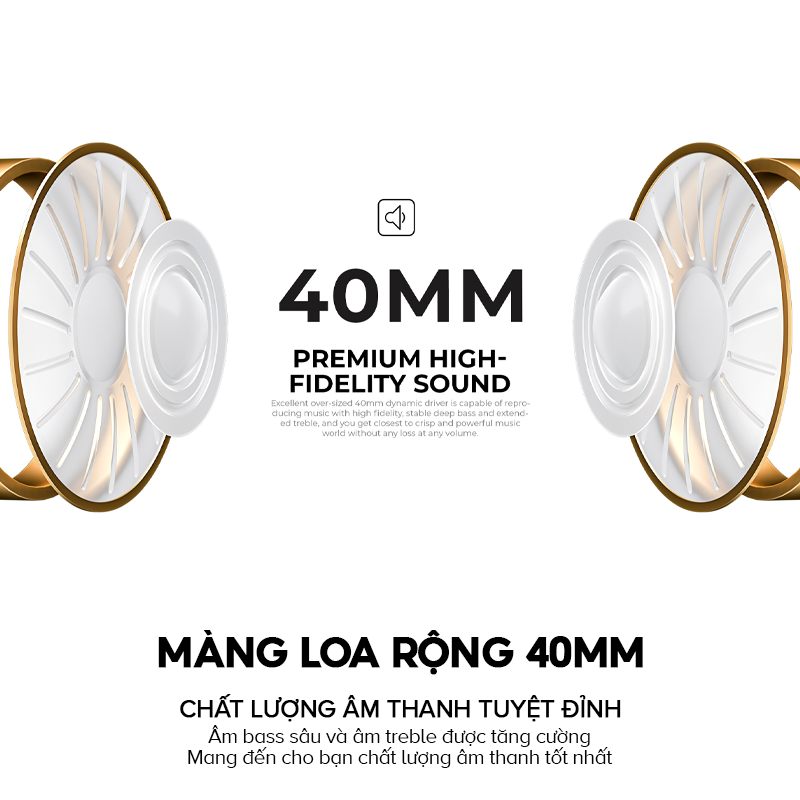 Tai Nghe Headphone Bluetooth HAVIT H633BT, Kiểu Dáng Công Thái Học, Nhỏ Gọn, Nghe Đến 22H - Hàng Chính Hãng