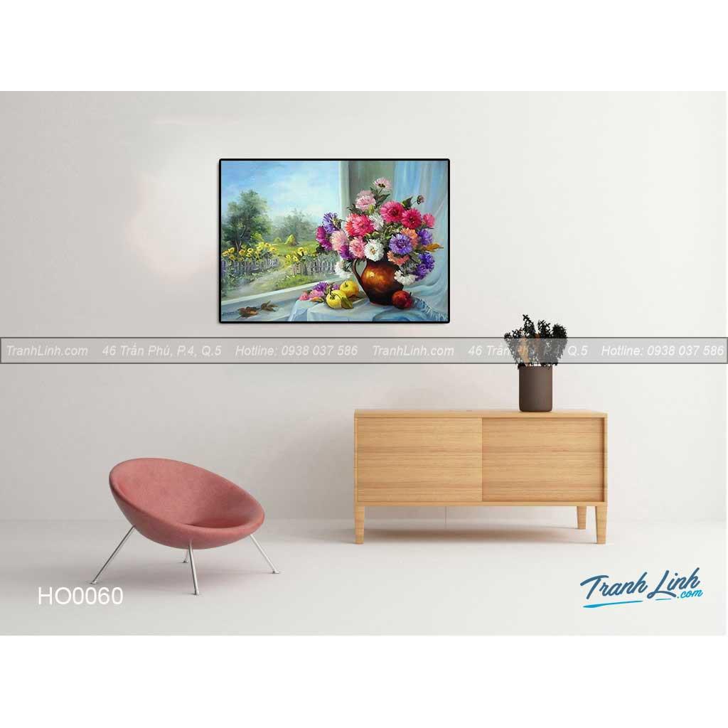 Tranh Canvas hoa treo tường trang trí phòng khách ho.ttph0114