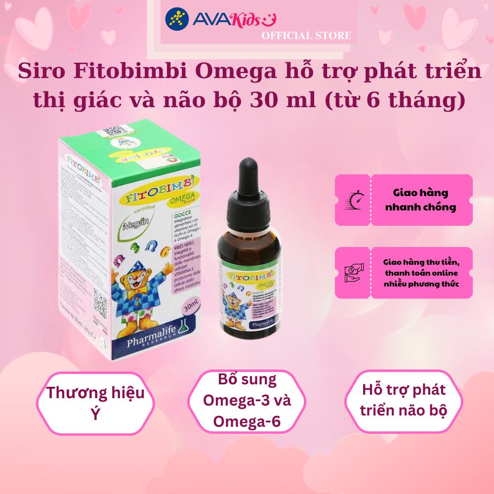 Siro Fitobimbi Omega hỗ trợ phát triển thị giác và não bộ 30 ml (từ 6 tháng)
