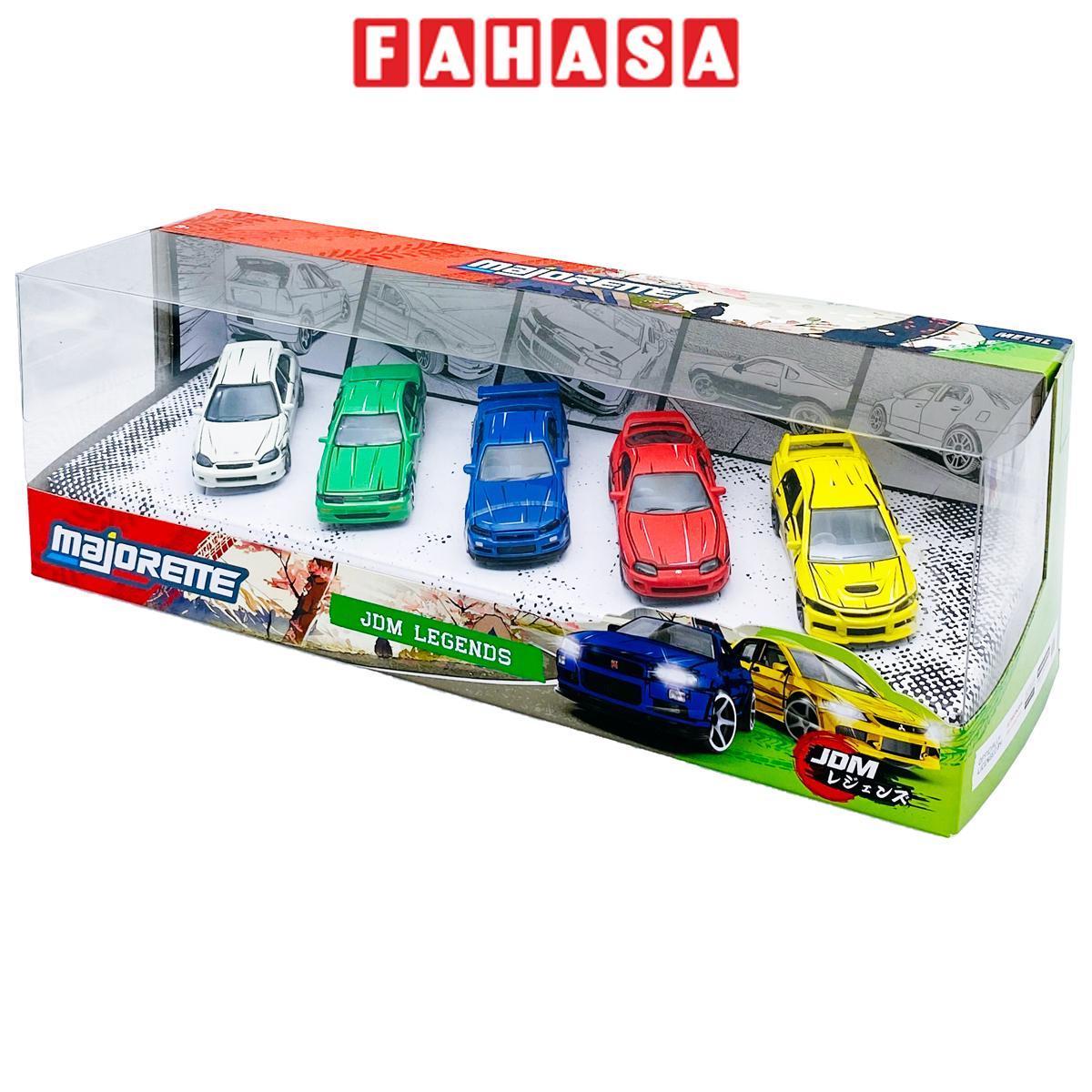 Bộ 5 Đồ Chơi Mô Hình Xe 5 Pieces Giftpack - Majorette 8502005000 - JDM Legends