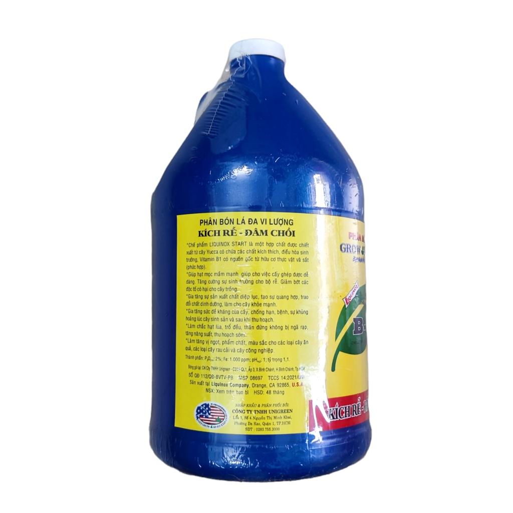 Phân bón Vitamin B1 GrowMore Liquinox Start tăng cường bộ rễ - 3,8 lít