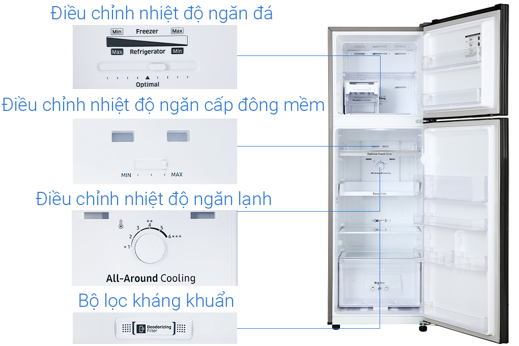 Tủ lạnh hai cửa Digital Inverter 264L - Hàng chính hãng