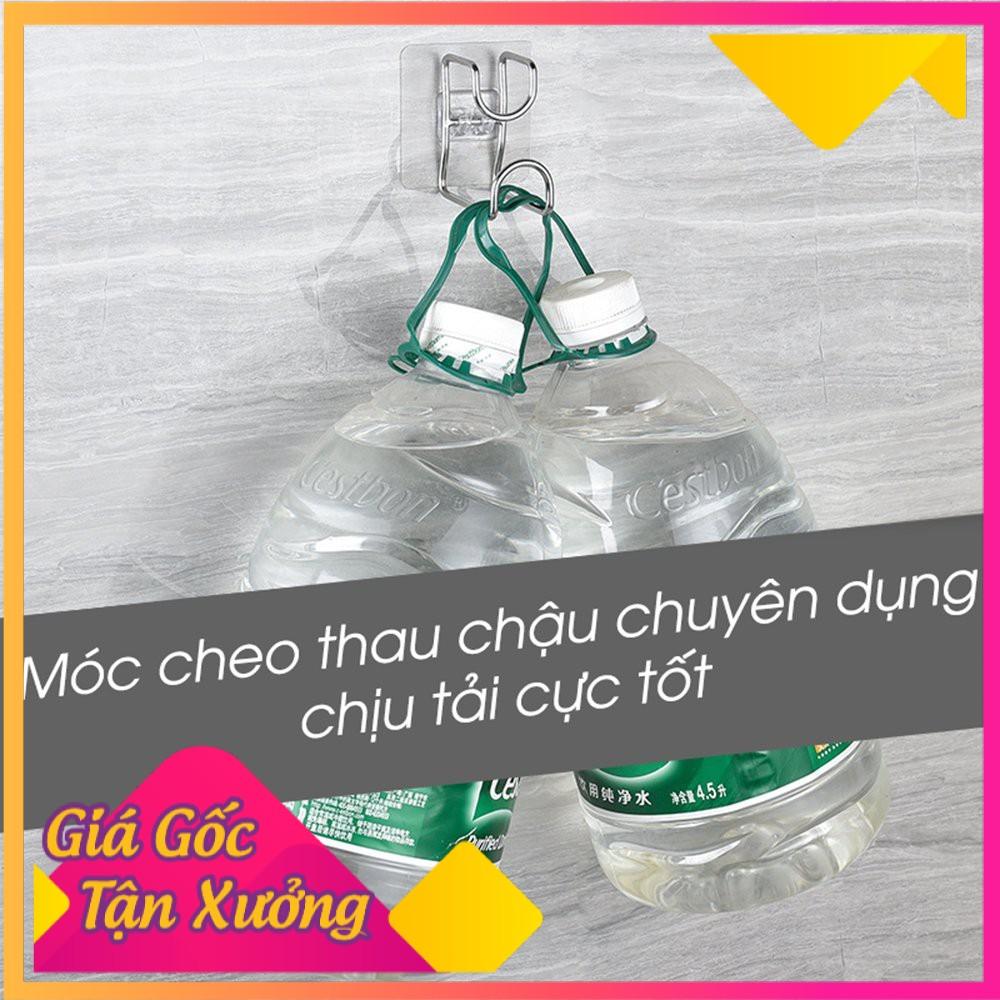 Móc dính tường treo chậu nhà tắm, móc inox treo đồ gia đình tiện tiện ích, Móc treo chậu , thau , rổ giá