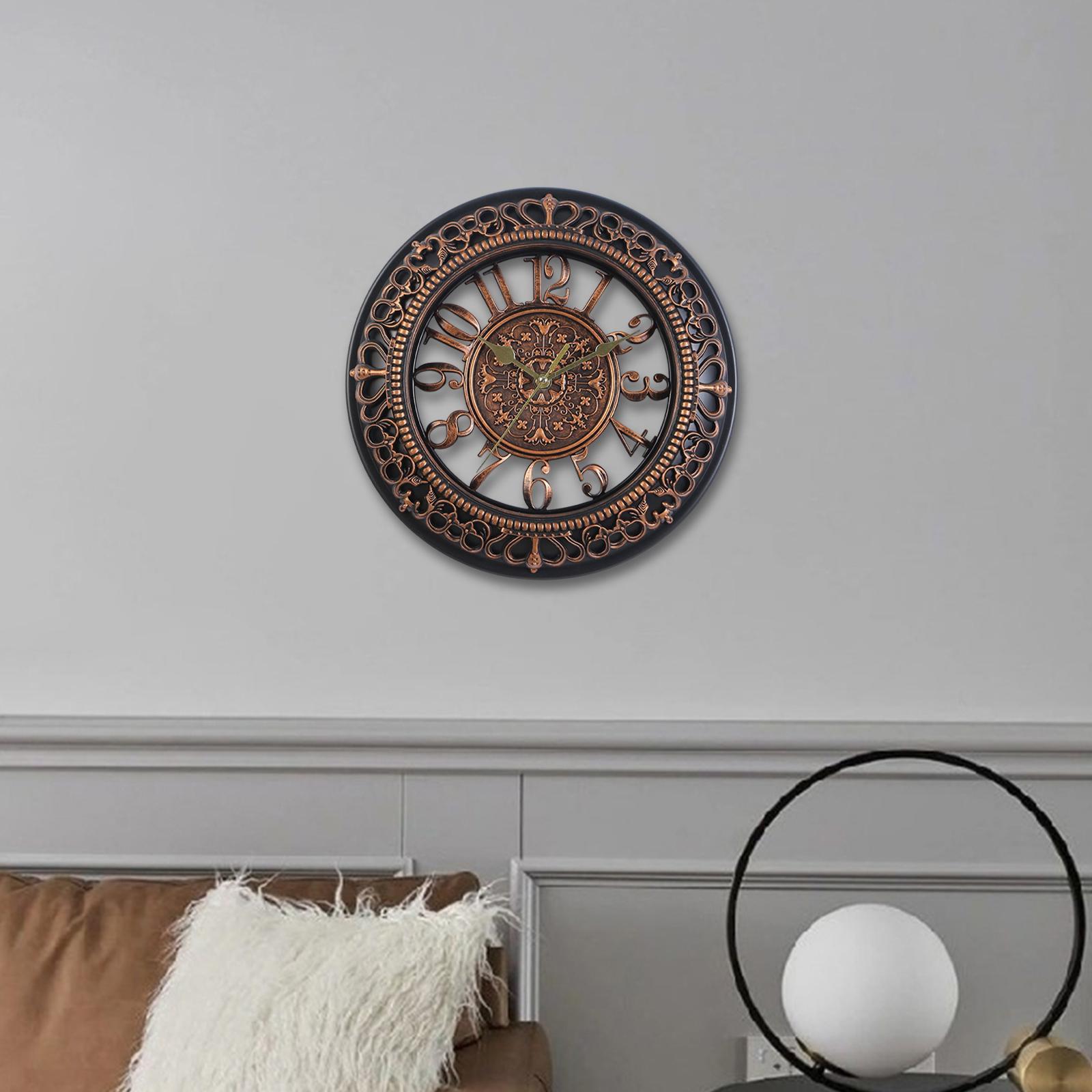Wall Clock Silent Non Ticking Inch Quality Battery Operated Round Easy to Read Home/Office/Classroom/School Clock