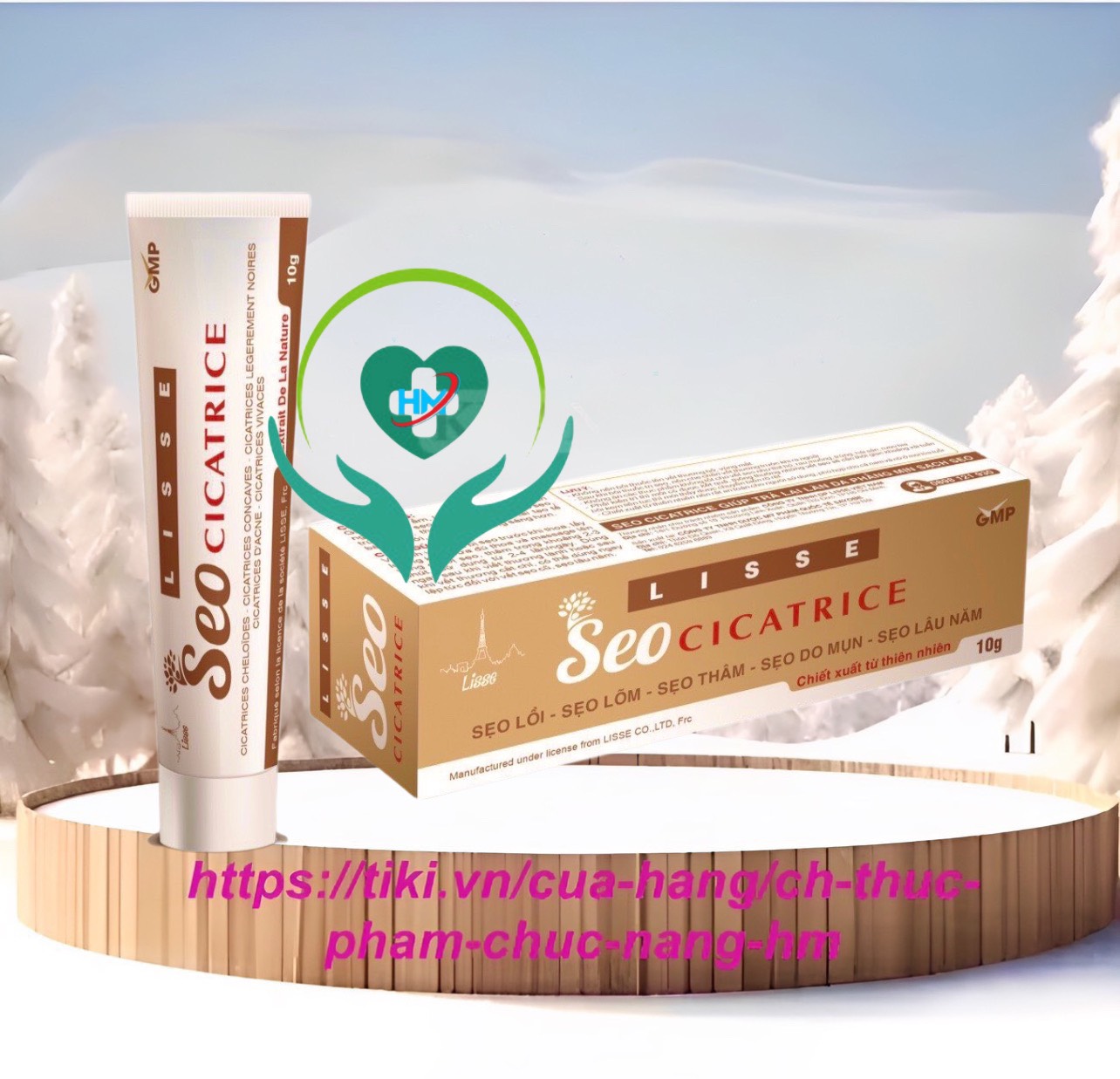 Lisse Sẹo Cicatrice Lisse - làn da phẳng mịn ,sạch sẹo lồi, sẹo lõm, sẹo thâm do mụn, sẹo lâu năm
