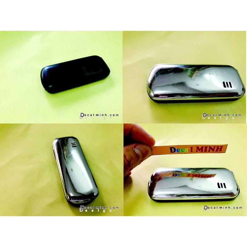 Decal xi chrome màu bạc/vàng tráng gương chống trầy dán xe cao cấp
