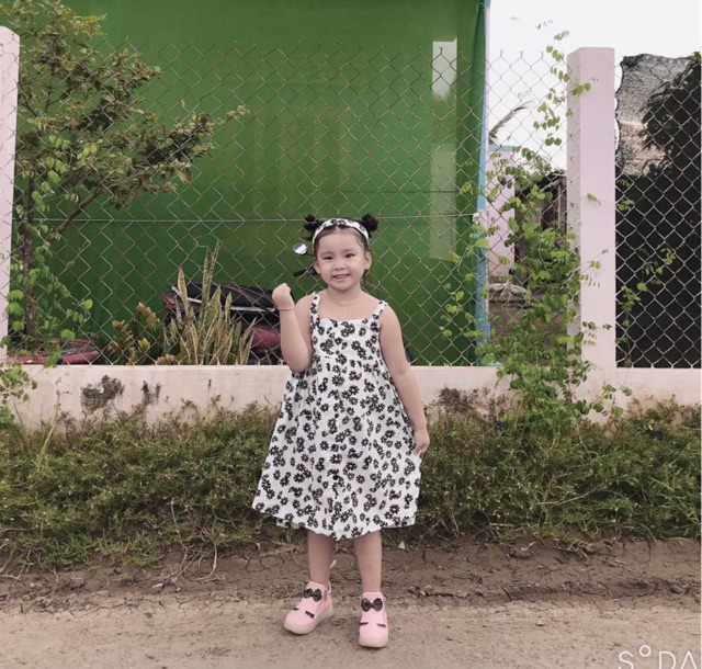 Váy 2 dây cho bé gái - Như Ý House đầm thiết kế cao cấp cho bé từ 1-8 tuổi
