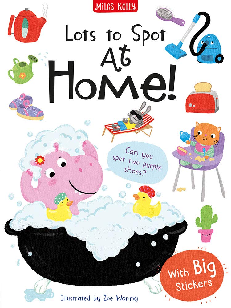 Lots To Spot Sticker Book: At Home!