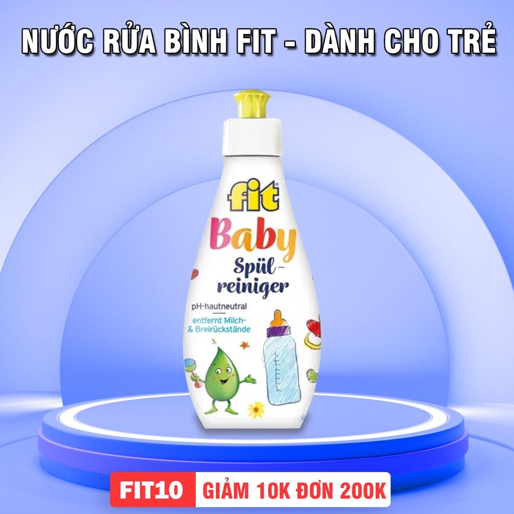 Nước rửa bình sữa FIT Baby dung tích 400ml, nước rửa bình sữa tốt nhất cho bé yêu