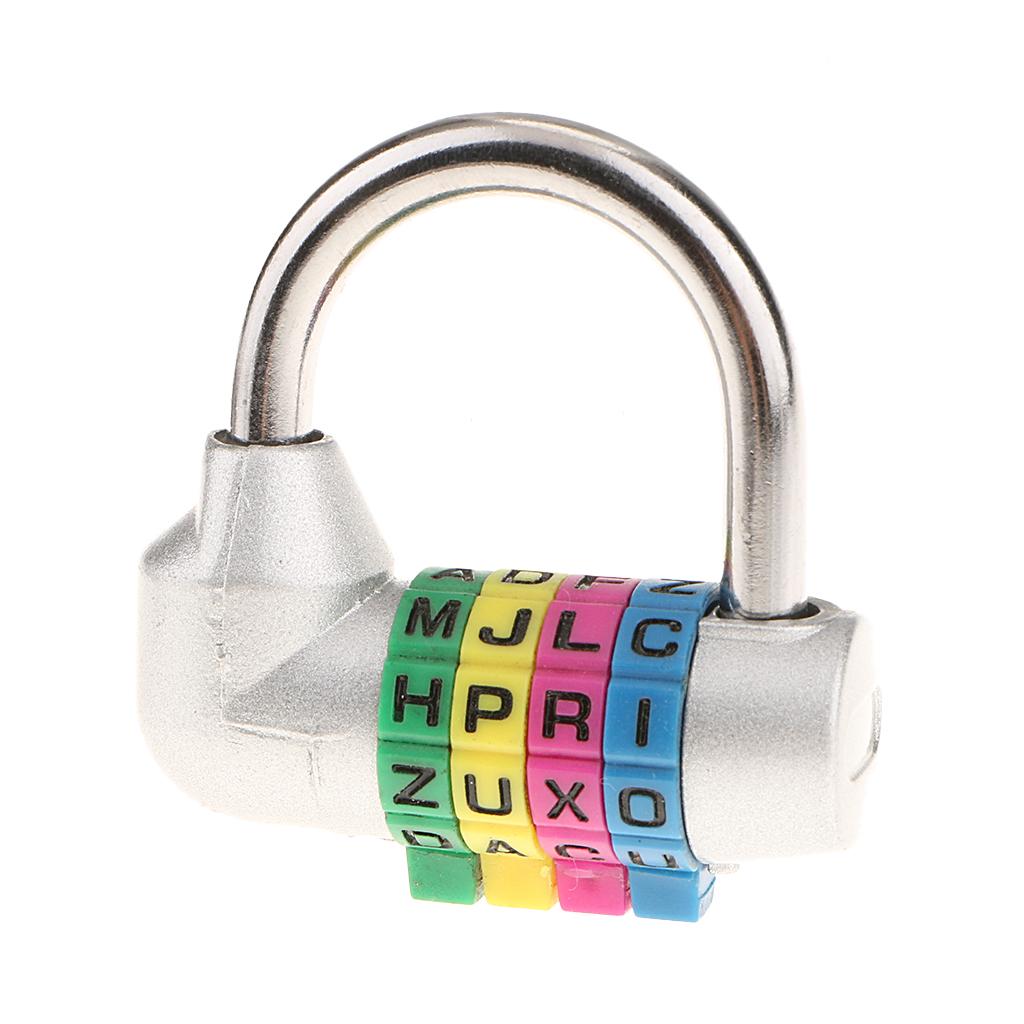 2pcs 4 Letter Combination Locks Password  Padlocks