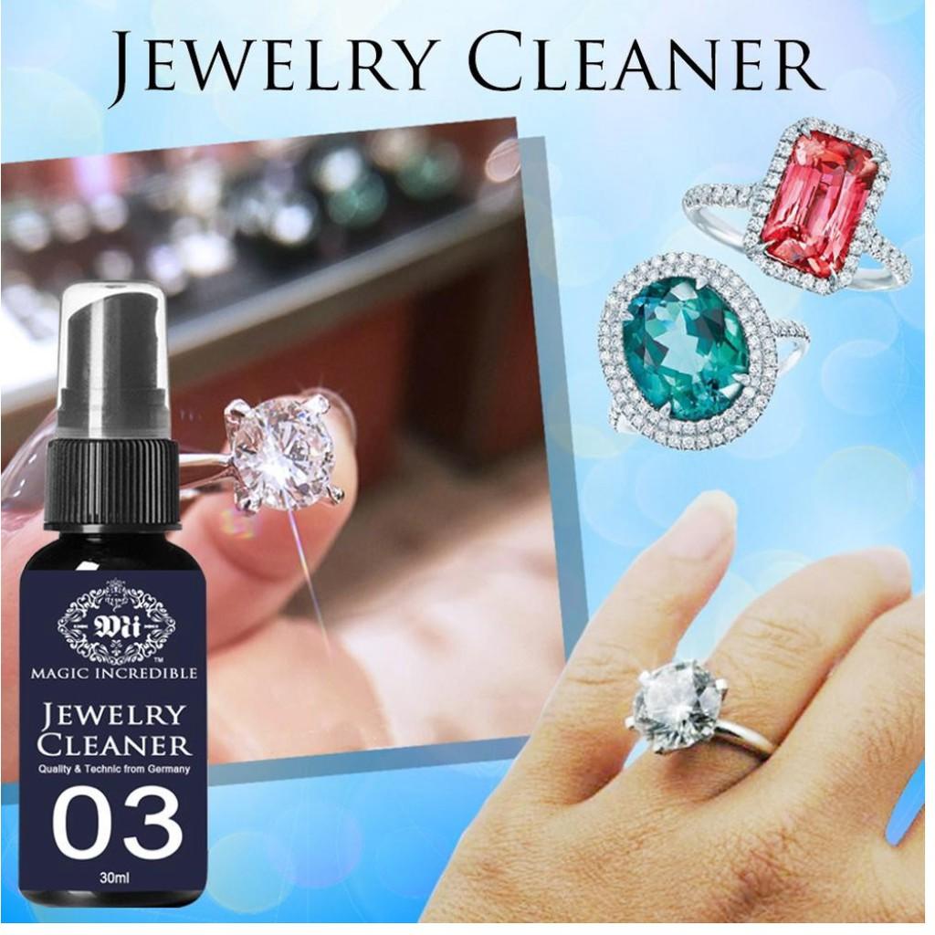 XỊT TẨY SẠCH TRANG SỨC JEWELRY CLEANER - Giữ độ bền siêu sáng bóng