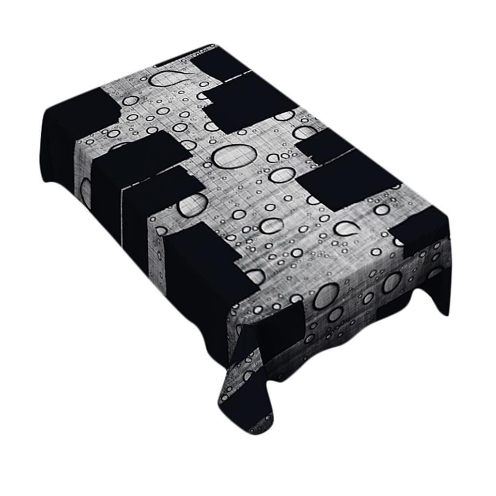 American Rectangular Polyester Tablecloth Table Cover Kitchen