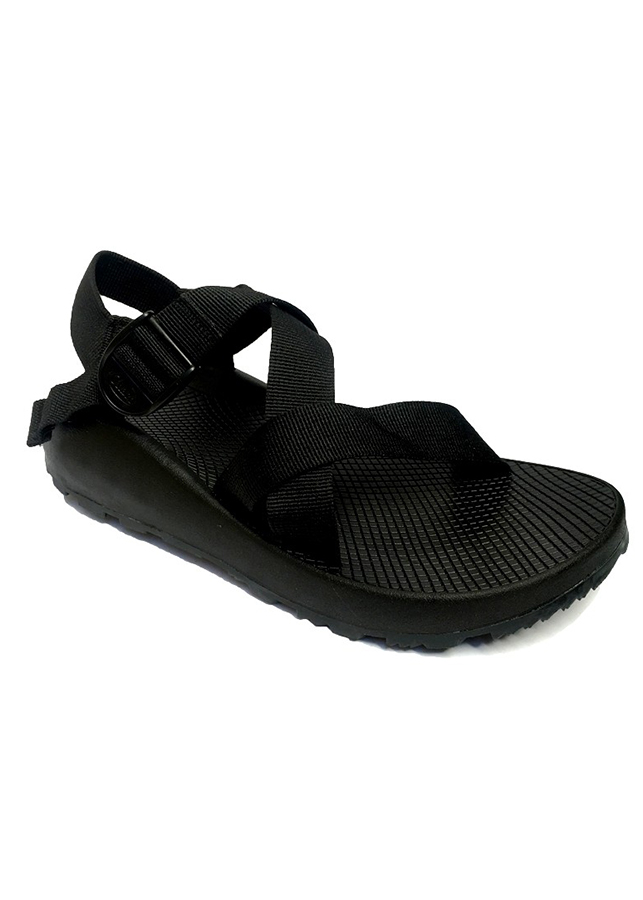 Giày Sandal Nam Quai Hậu D100 - Đen
