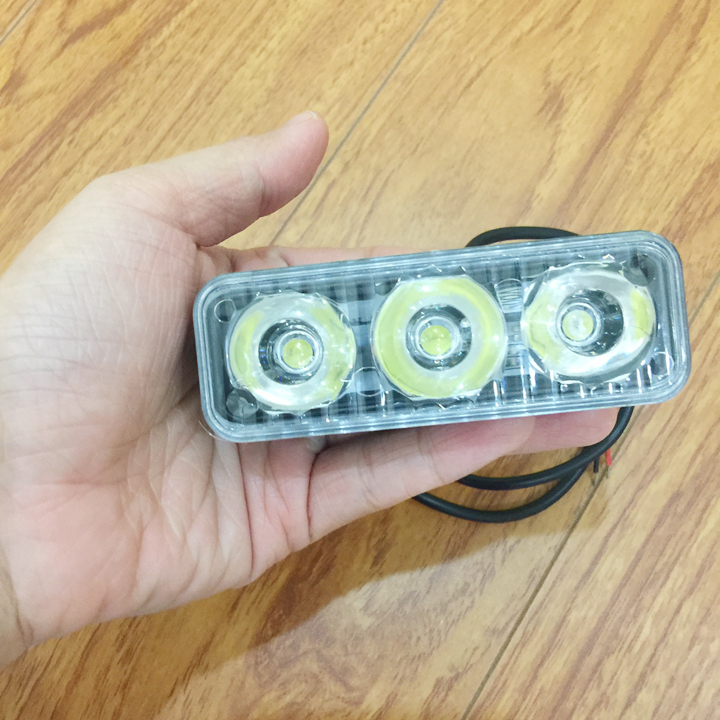 Đèn led trợ sáng C3 ánh sáng trắng cho xe máy, Công suất 9W, Tuổi thọ 30000 Giờ - A225