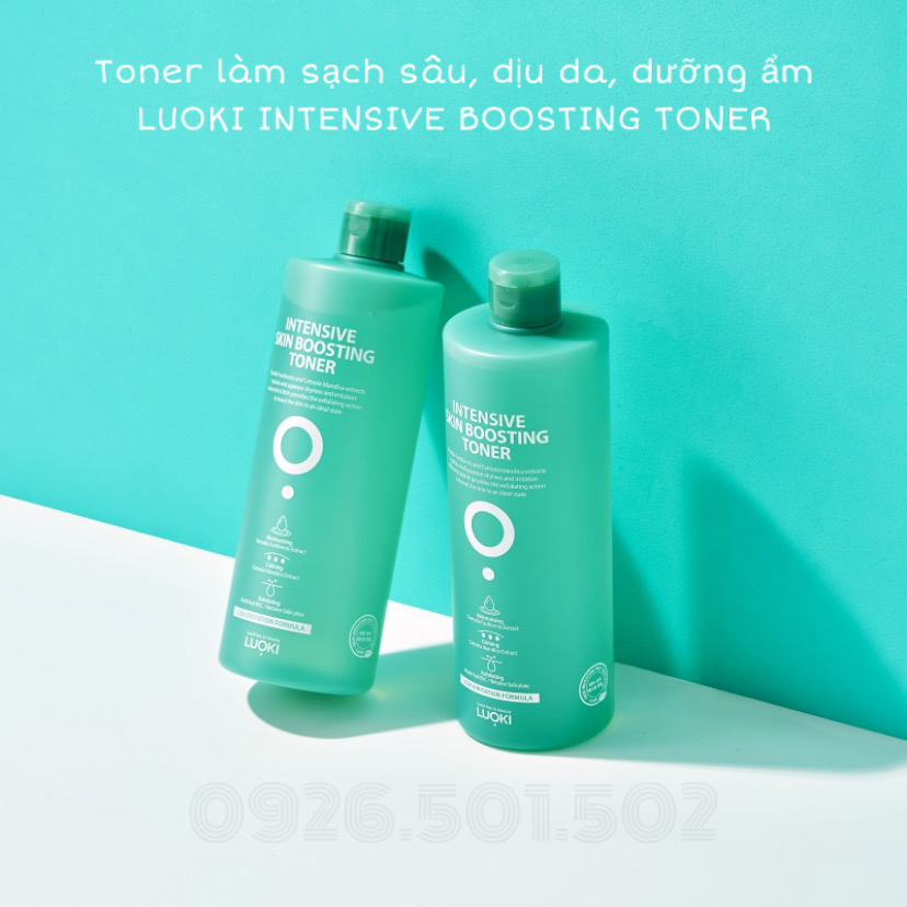 Toner làm sạch sâu và dịu da LUOKI INTENSIVE BOOSTING TONER