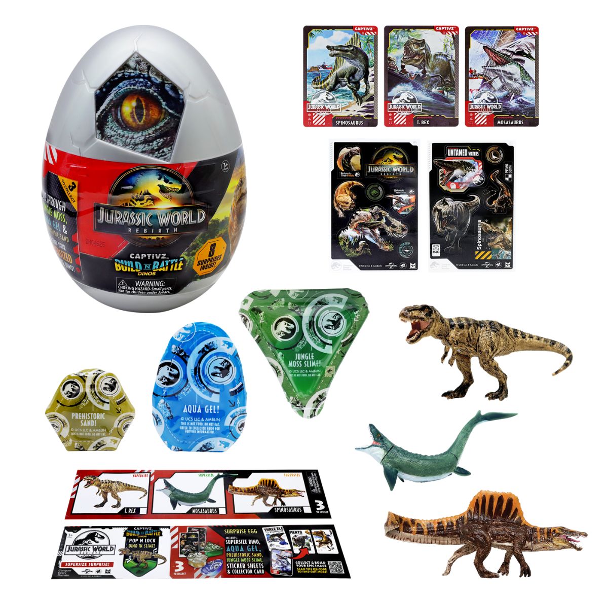 Đồ Chơi Trứng Khủng Long Huyền Bí Jurassic World: Tái Sinh TOY MONSTER T01533 - Giao Hàng Ngẫu Nhiên