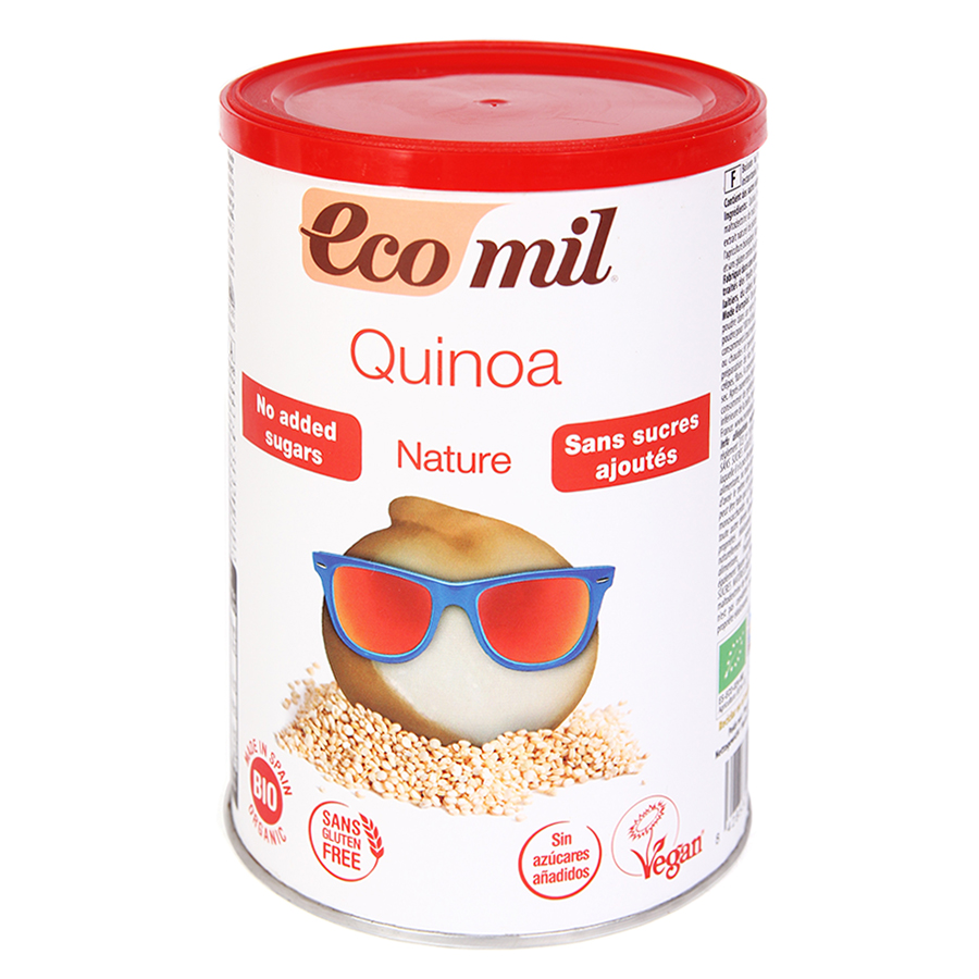Bột Quinoa Không Thêm Đường Hữu Cơ Ecomil  - Quinoa Drink No Added Sugars Instant Bio
