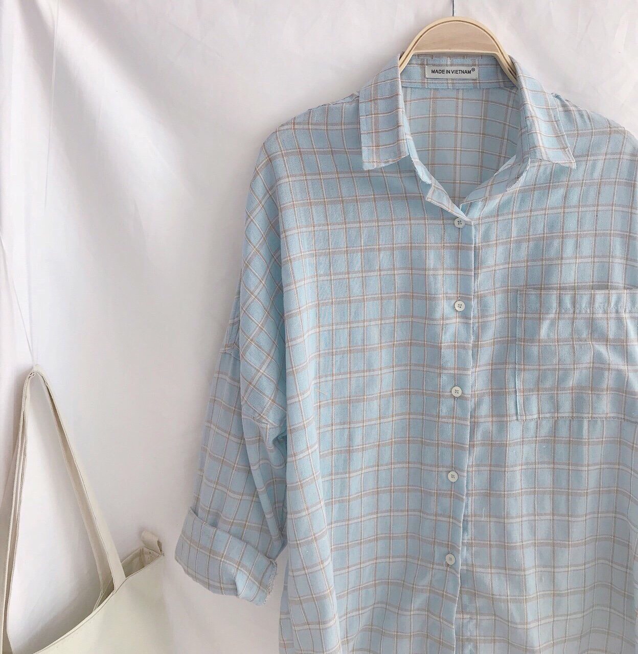 Áo Sơmi Caro Nữ Tay Dài