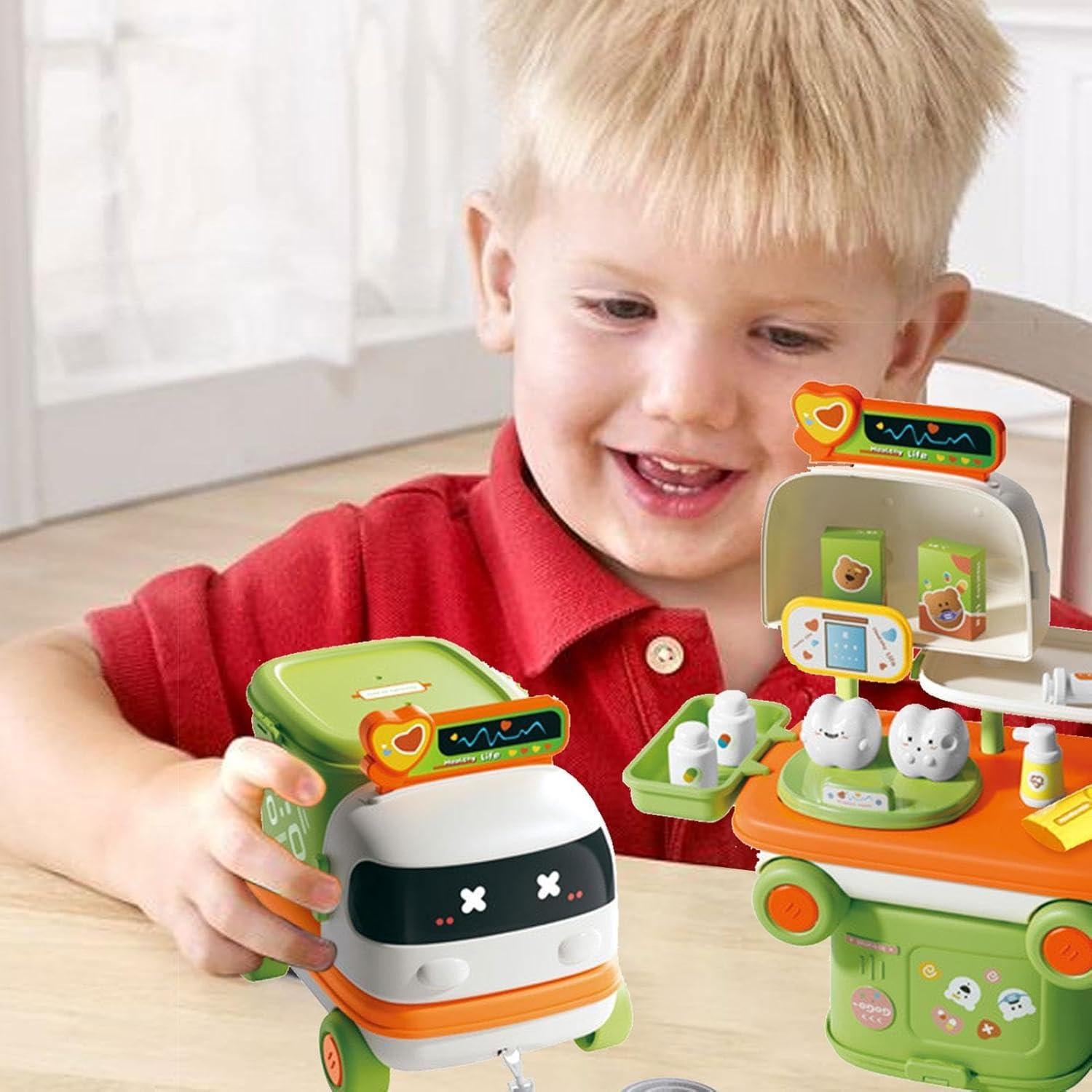Đồ Chơi Xe Y Tế Lưu Động - Play House Medical Expert - Toys&amp;Joys HY-29 (27 Chi Tiết)