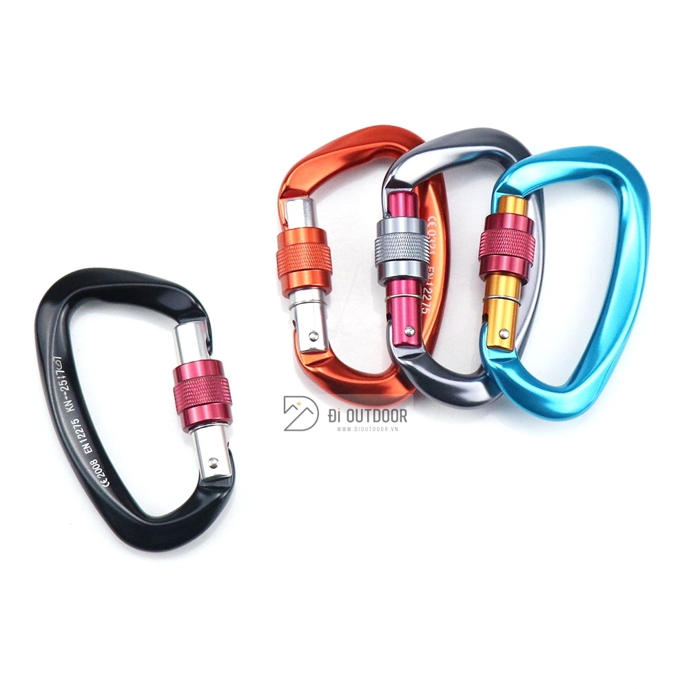 Móc Khóa Chịu Lực Leo Núi 25KN – Carabiner 2500KG