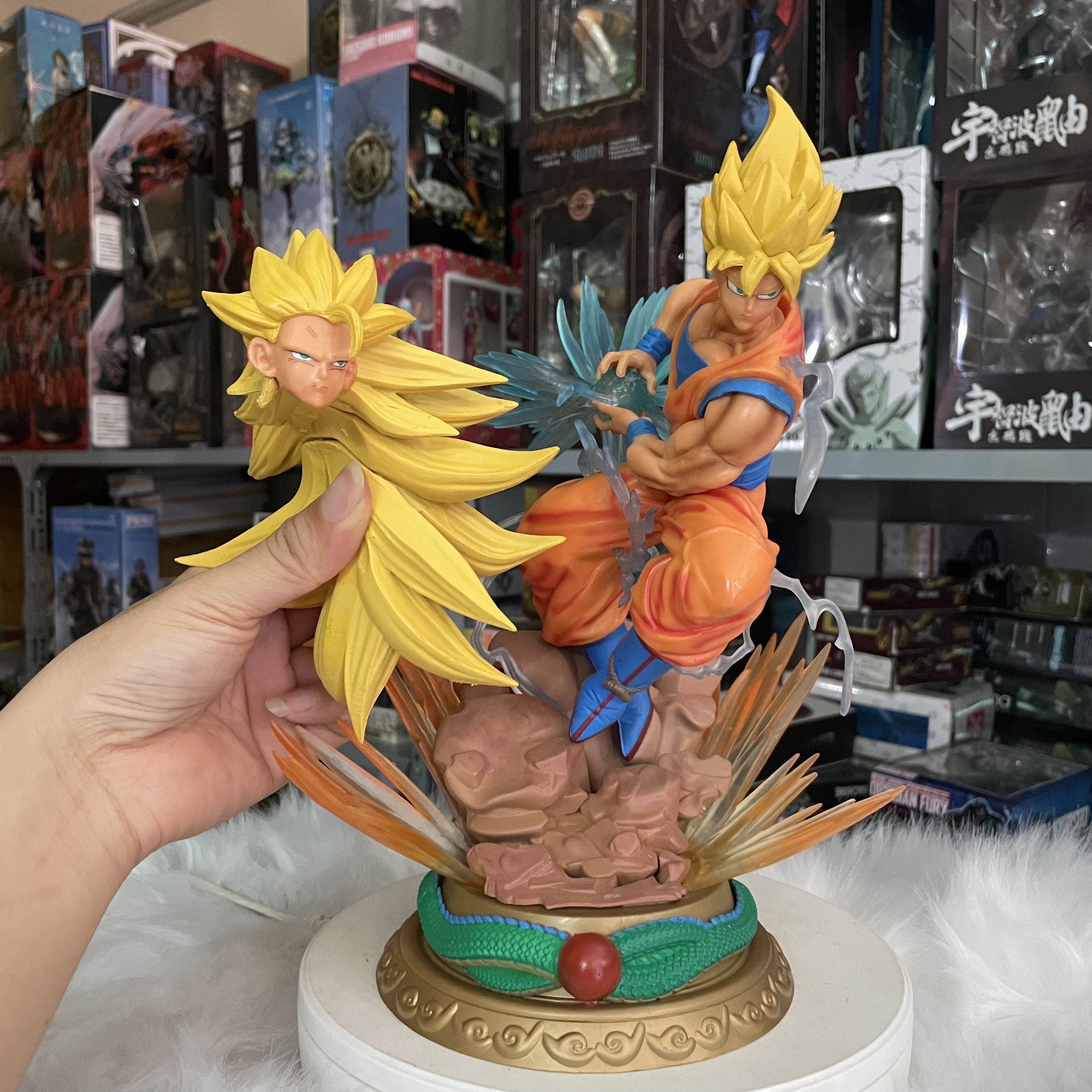 Mô hình Son Goku SS3 - 2 Đầu - Figure Goku SS3 Dragon Ball