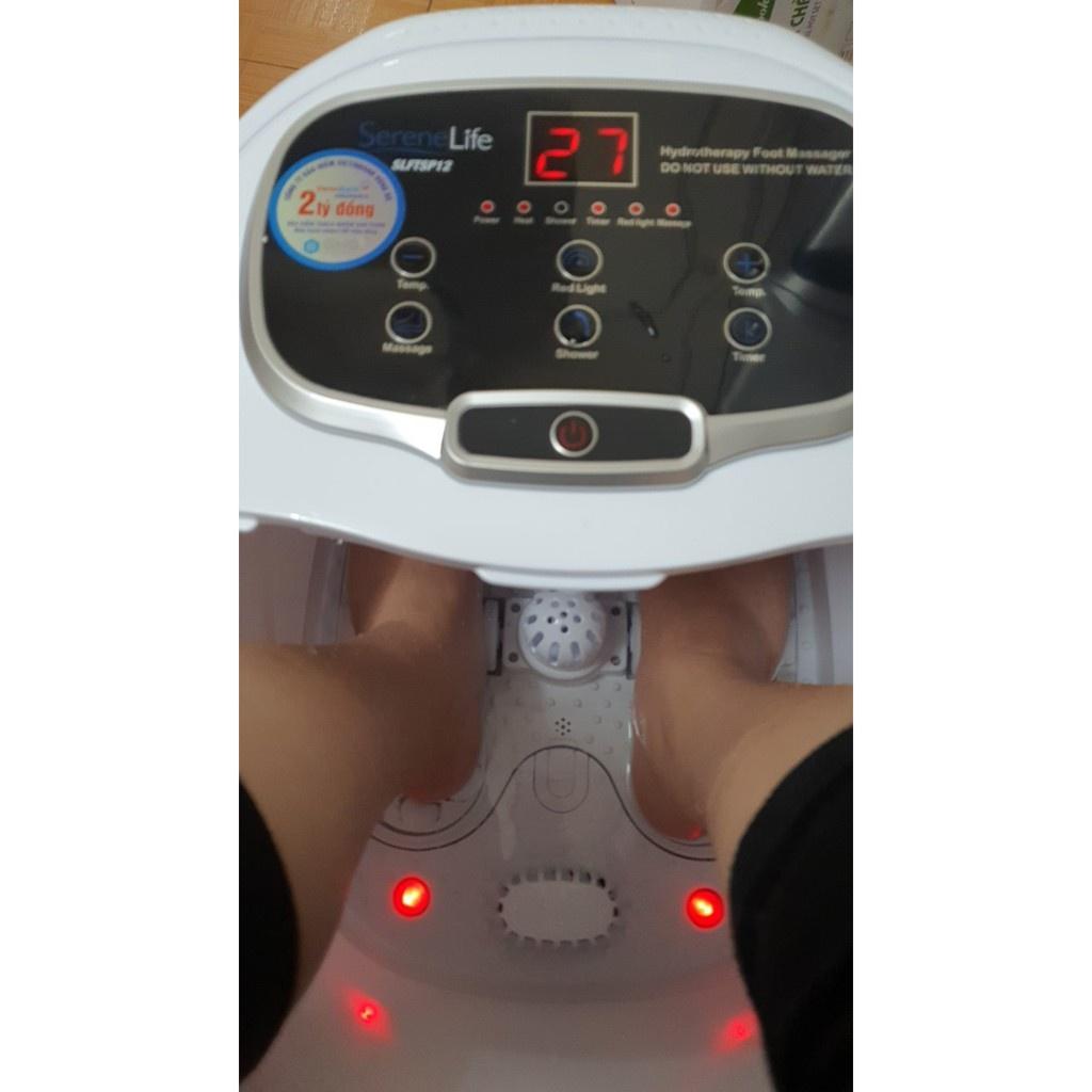 Bồn Máy Chậu Ngâm Chân Massage Chân Tự Làm Nóng Nước SereneLife SL12, xiaomi nước nóng