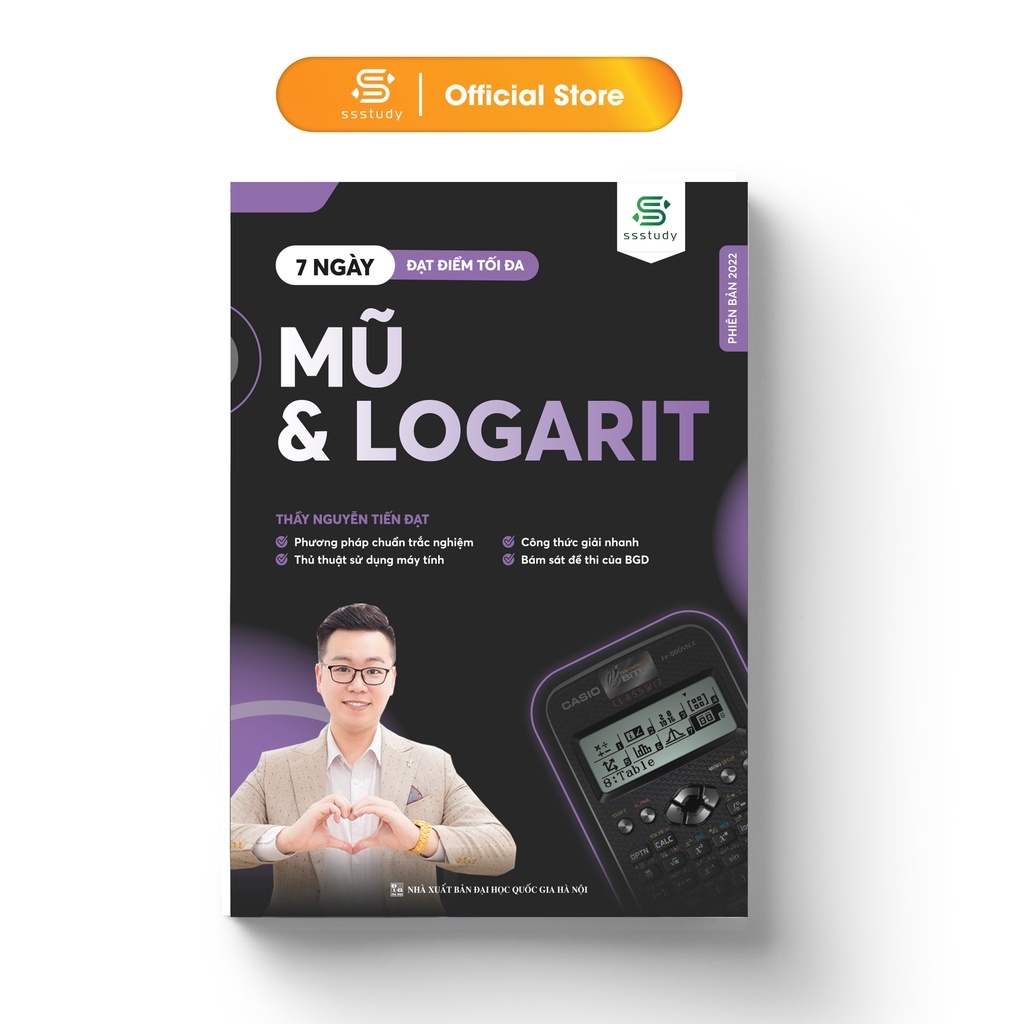 Sách - 7 Ngày Đạt Điểm Tối Đa Mũ &amp; Logarit