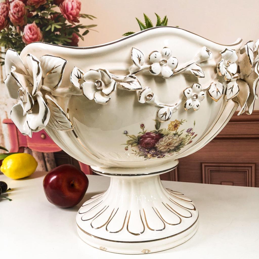 Đĩa quả Chân Cao Tân Cổ Điển Sang Trọng Cbsale-DQ6