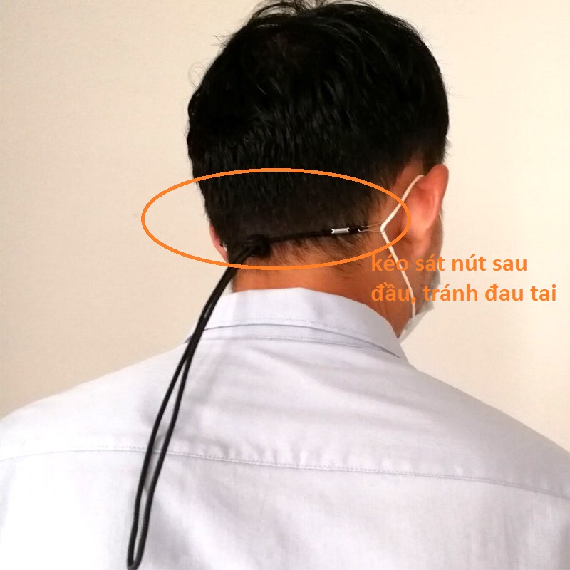 Dây đeo khẩu trang, dây dù, dây vải dài 30 cm dây vải dù dễ dàng sử dụng