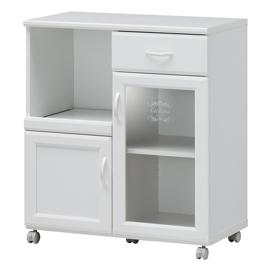 Tủ Bếp Ceciluna-8575 (75.4 x 35.5 x 84.1 cm) - Trắng