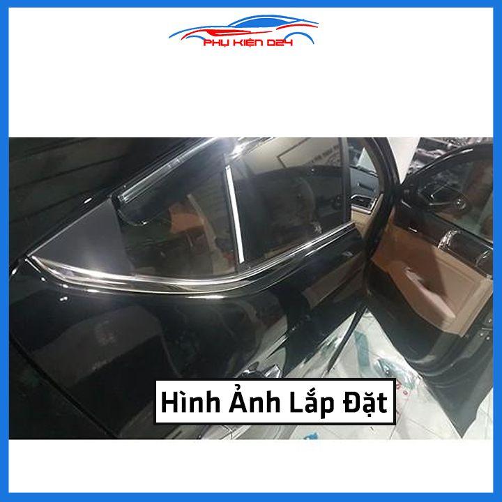 Nẹp viền chân kính inox Getz loại 6 chi tiết chống trầy trang trí xe ô tô