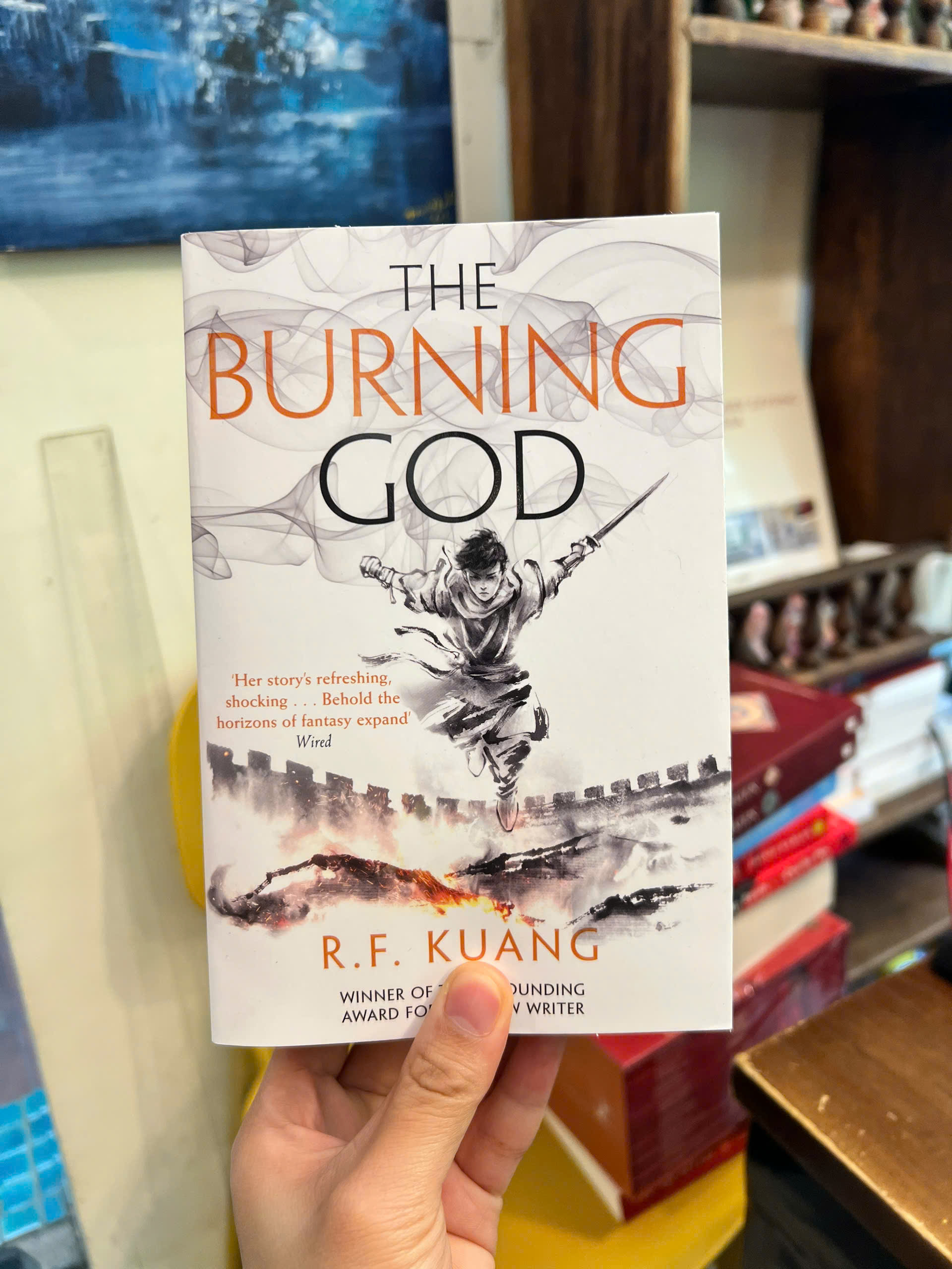 Sách - The Burning God by R.F. Kuang (Book #3) | Fantasy / Historical Fiction / Ngoại văn Nhập khẩu