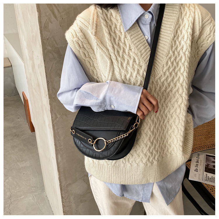 Túi Xách Nữ Yên Ngựa, Túi Đeo Chéo 2 Dây vintage YN66
