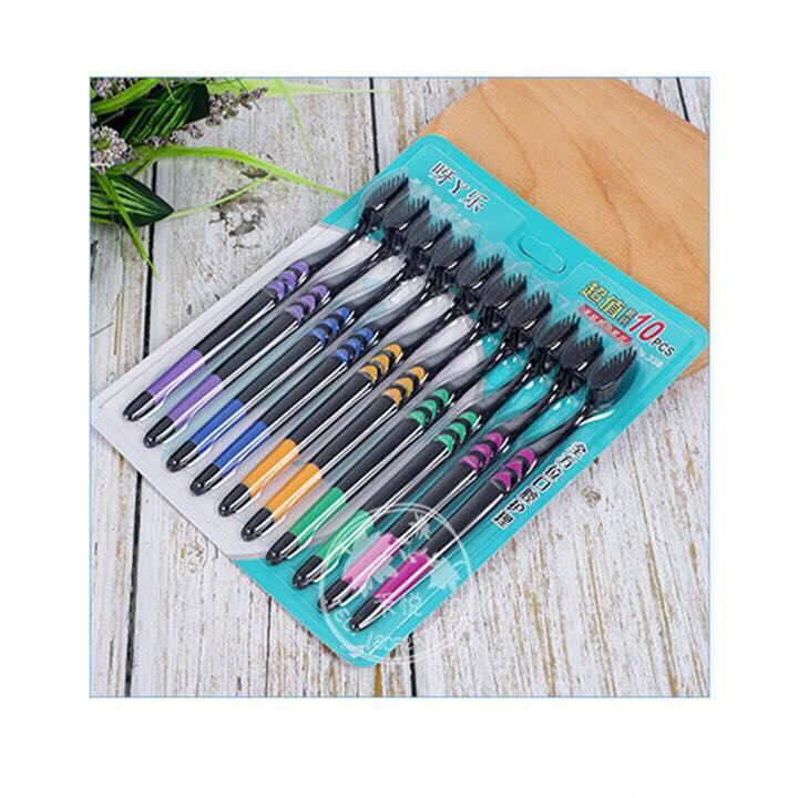 Vỉ 10 Bàn Chải Đánh Răng Nano