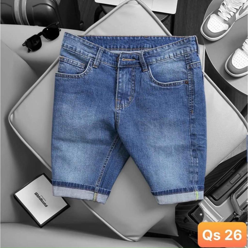 QUẦN SHORT JEAN NAM NGẮN ĐẸP MẪU MỚI CHẤT BÒ CO GIÃN KIỂU DÁNG TRẺ TRUNG