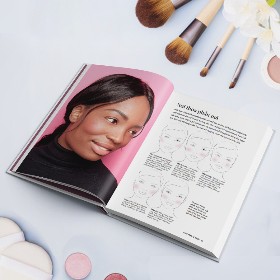 Sách The Makeup Manual - Trang điểm tự nhiên, học cách trang điểm