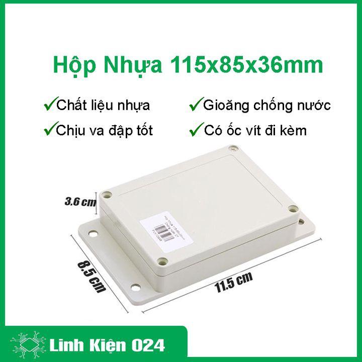 Hộp Nhựa 115x85x36mm - Chống nước CT