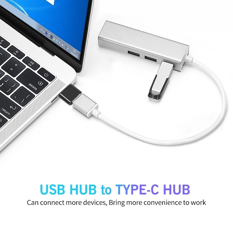 Đầu Chuyển OTG USB 3.0 Ra Type C - Kết Nối Chuột, Bàn Phím, Tay Cầm Game, chuyển đổi từ cổng USB ra cổng Type C - Hàng chính hãng