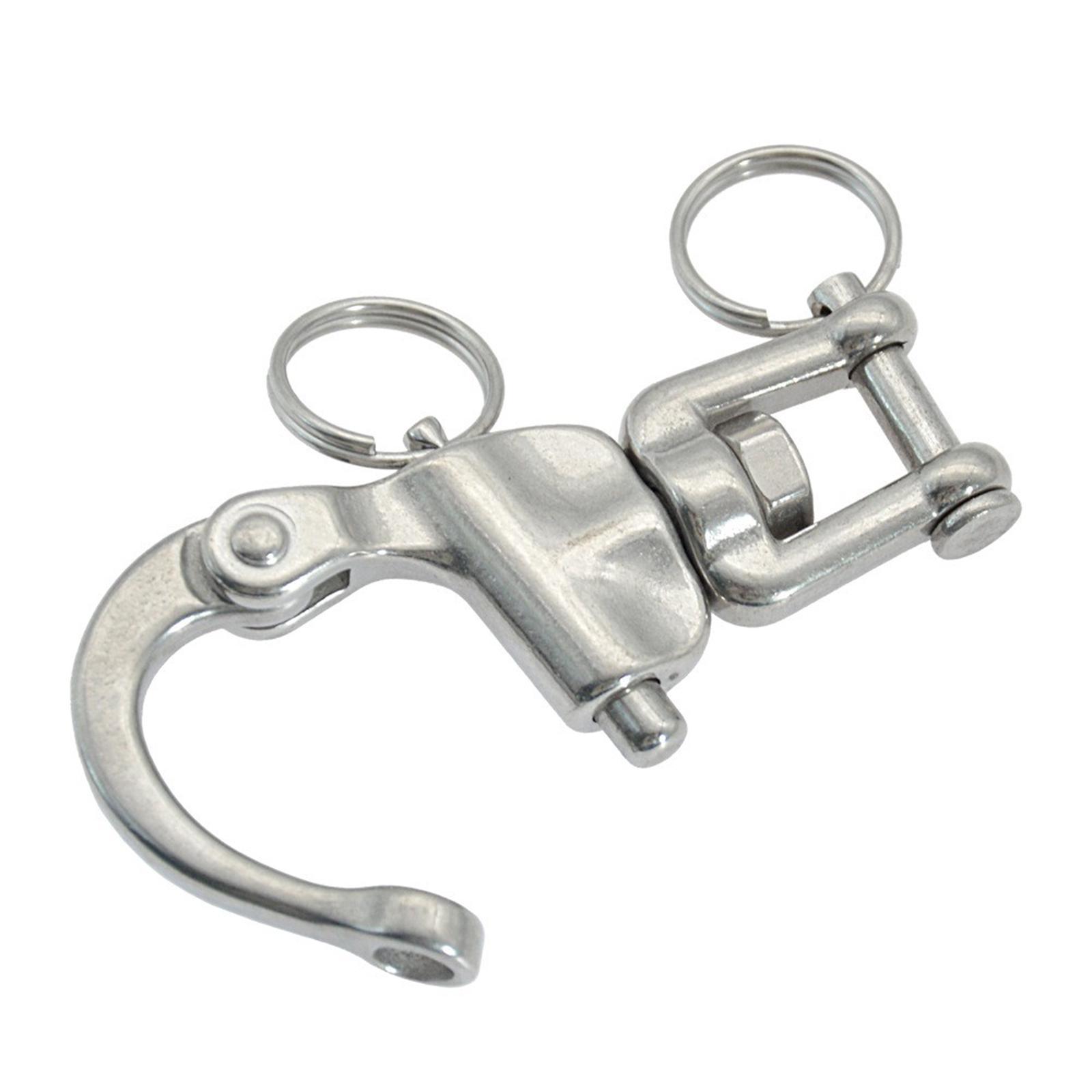 Swivel Eye Snap Shackles Boat Stainless Steel Locking Rigging Spinnaker