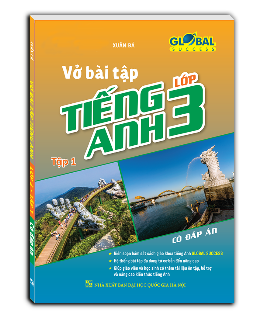 Sách GLOBAL SUCCESS - Vở bài tập tiếng anh lớp 3 (Có đáp án) (Chọn tập)