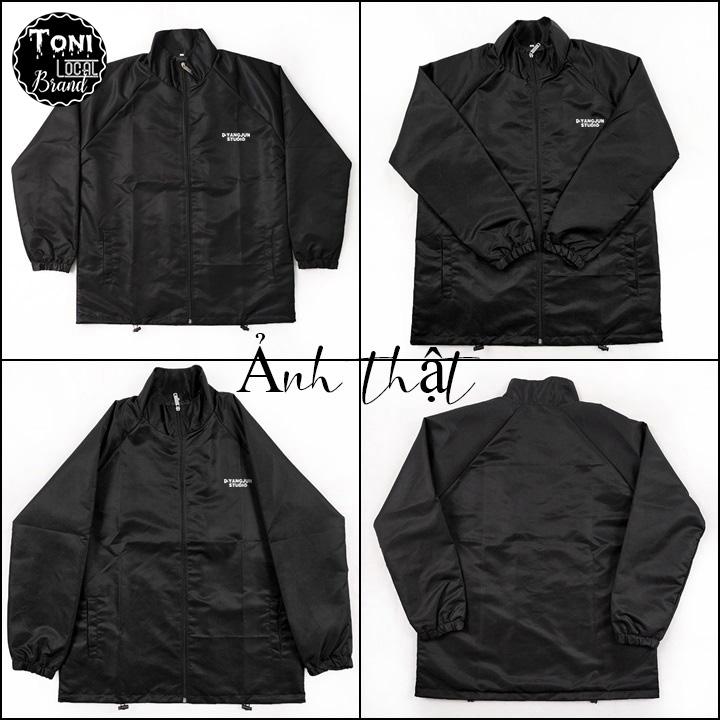 Áo Khoác Dù Local Brand YANGJUN Jacket Mero 2 lớp dày form rộng Unisex cổ bẻ