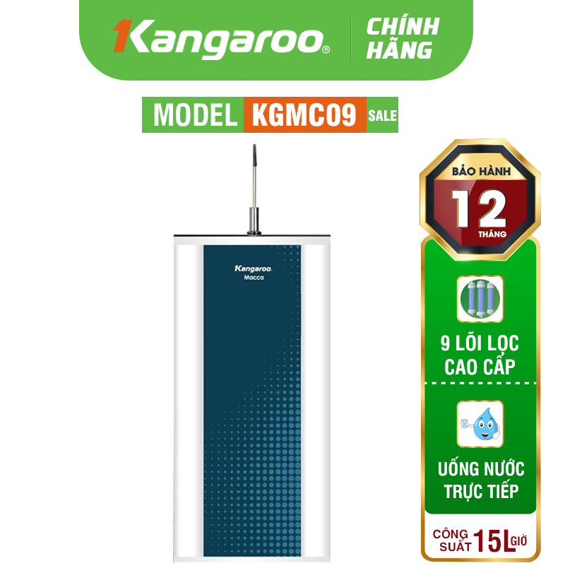 Máy Lọc Nước Kangaroo RO MACCA KGMC09VTU - Hàng Chính Hãng