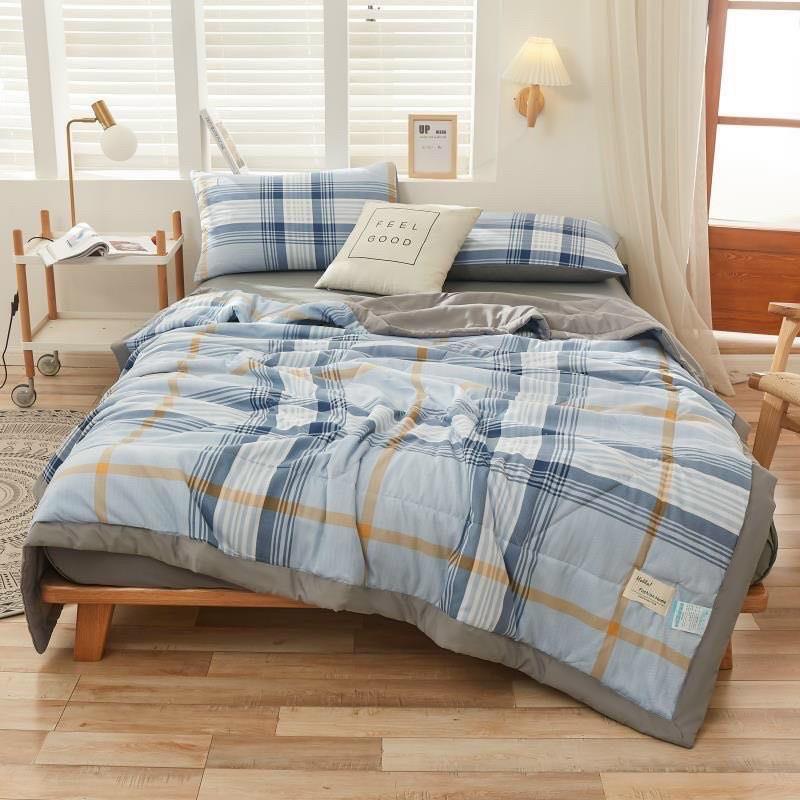 Bộ Chăn Ga Cotton Linen Chăn Trần Bông - Hàng dày, đẹp, bền.