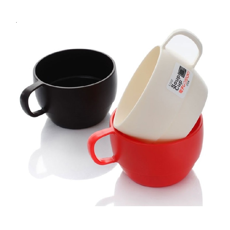 Cốc uống nước có quai Inomata 350ml được sản xuất theo công nghệ hiện đại của Nhật Bản