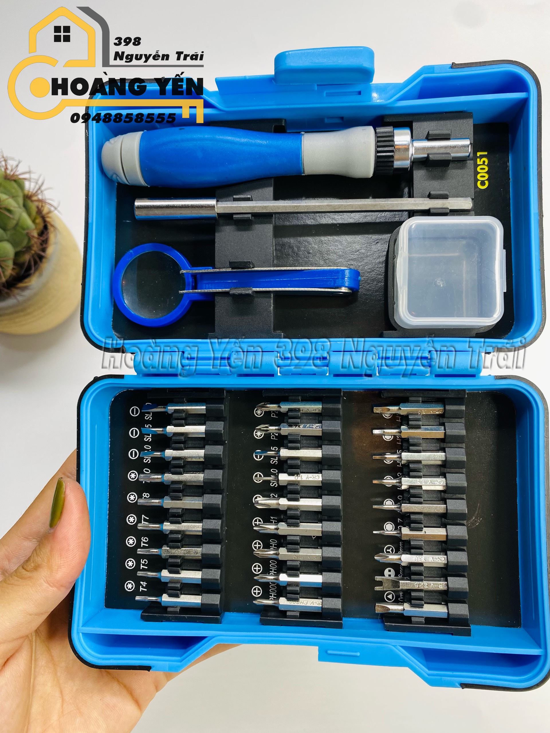 Bộ tô vít chính hãng C- MART 31 chi tiết