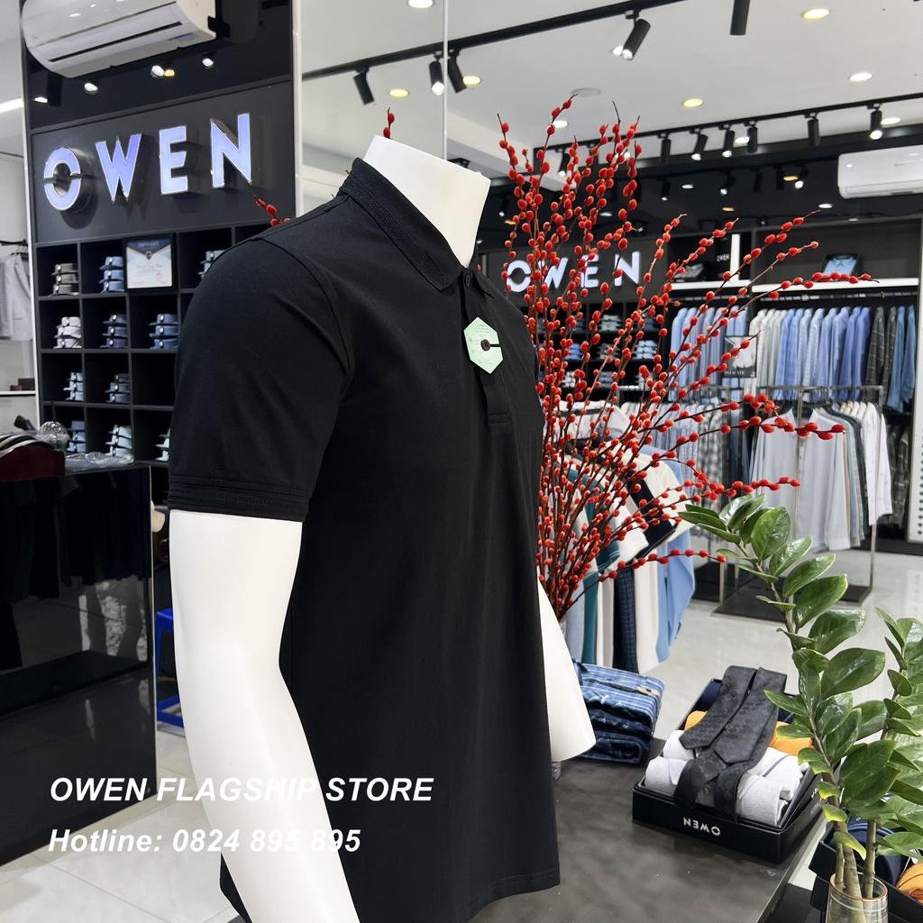Áo Polo nam Owen sợi Bạc Hà mát lạnh thấm hút mồ hôi Mã APV231317