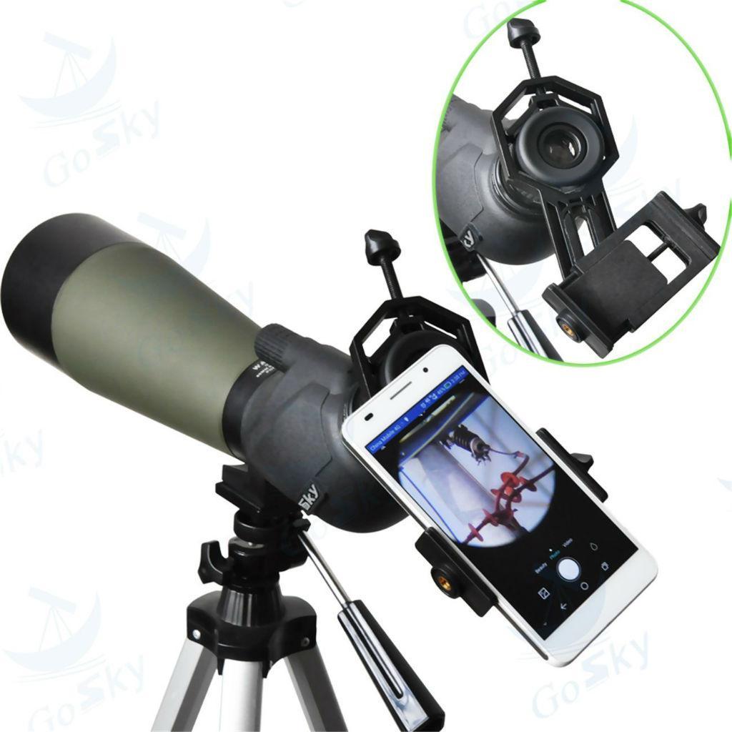 Universal Mobile Phone Adapter Mount for Spotting Scope Binocular Monocular