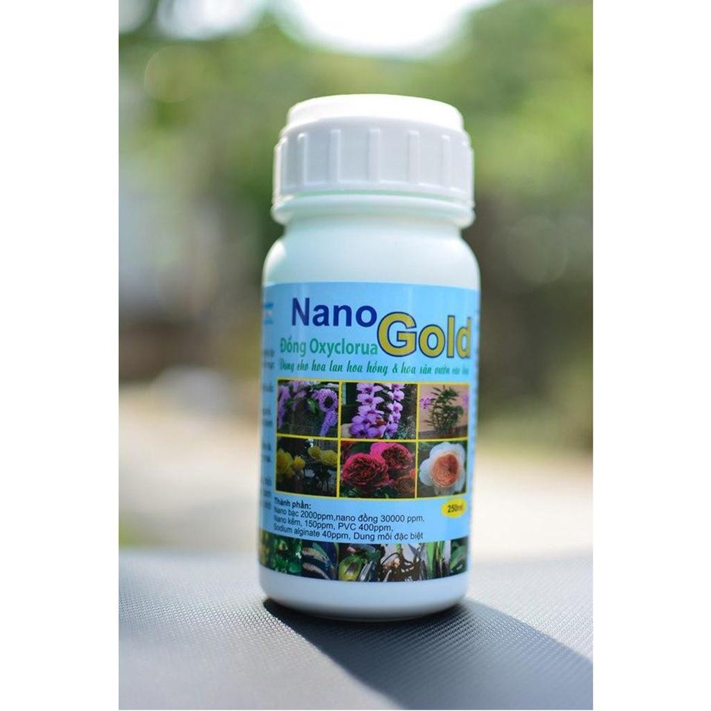 Nano Đồng Oxyclorua Nano GOLD chuyên trừ phấn trắng, thán thư, thối nhũn, đốm lá, rỉ sắt, sương mai, lở cổ rễ...