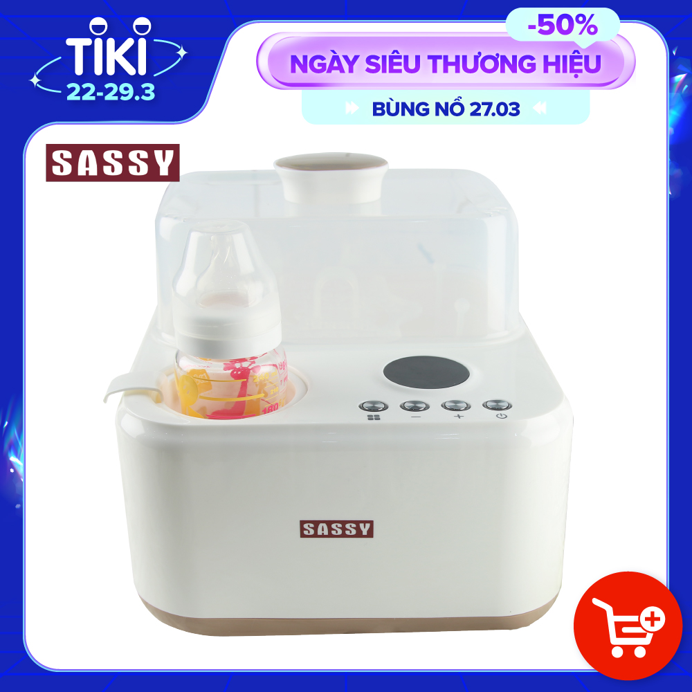 Máy Tiệt Trùng Bình Sữa và Hâm Sữa 2in1 Sassy